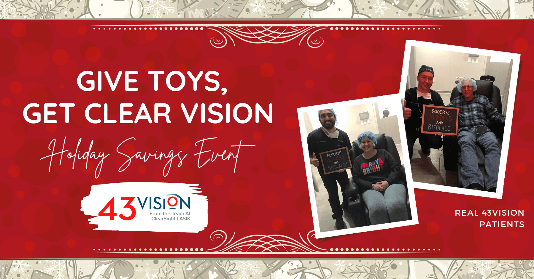Give Toys, Get Clear Vision (How to Get Our Best Pricing of the Year)